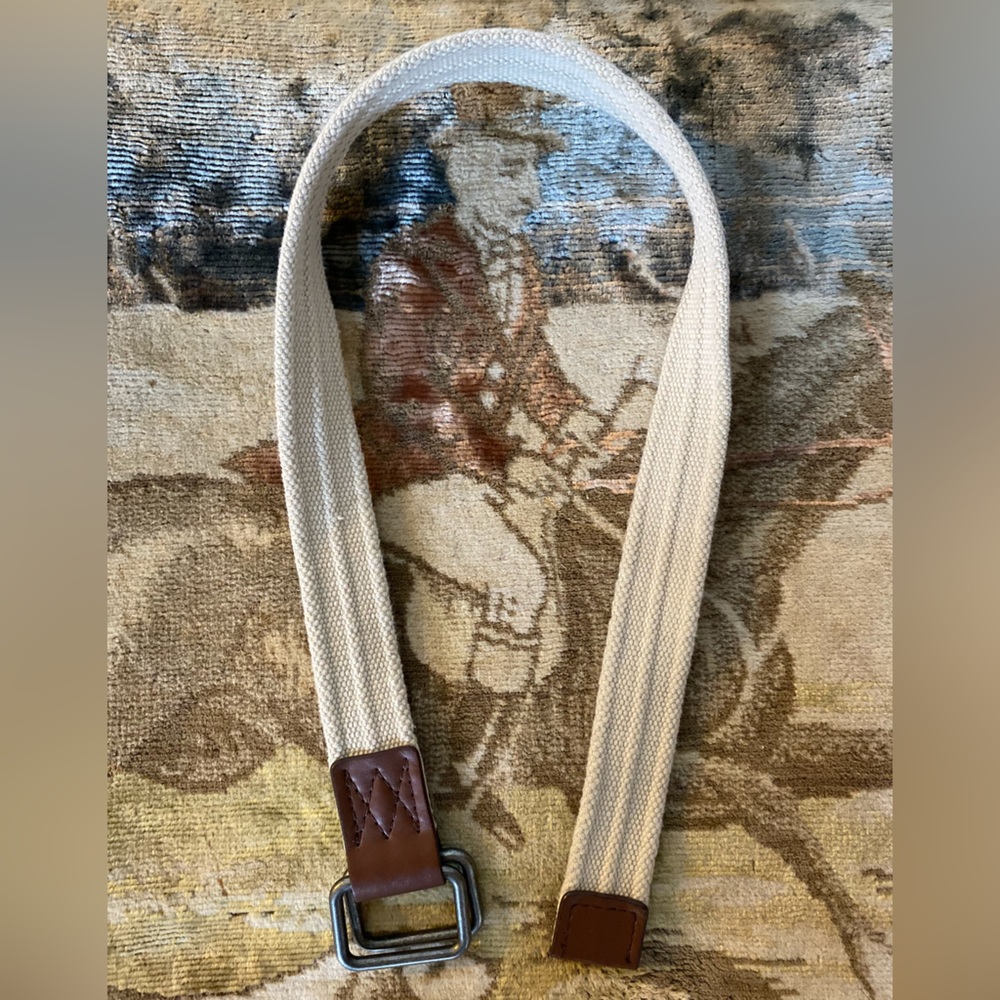 KITESTRINGS by Hartstrings Tan Canvas Belt Size Little Boys M (27” L)